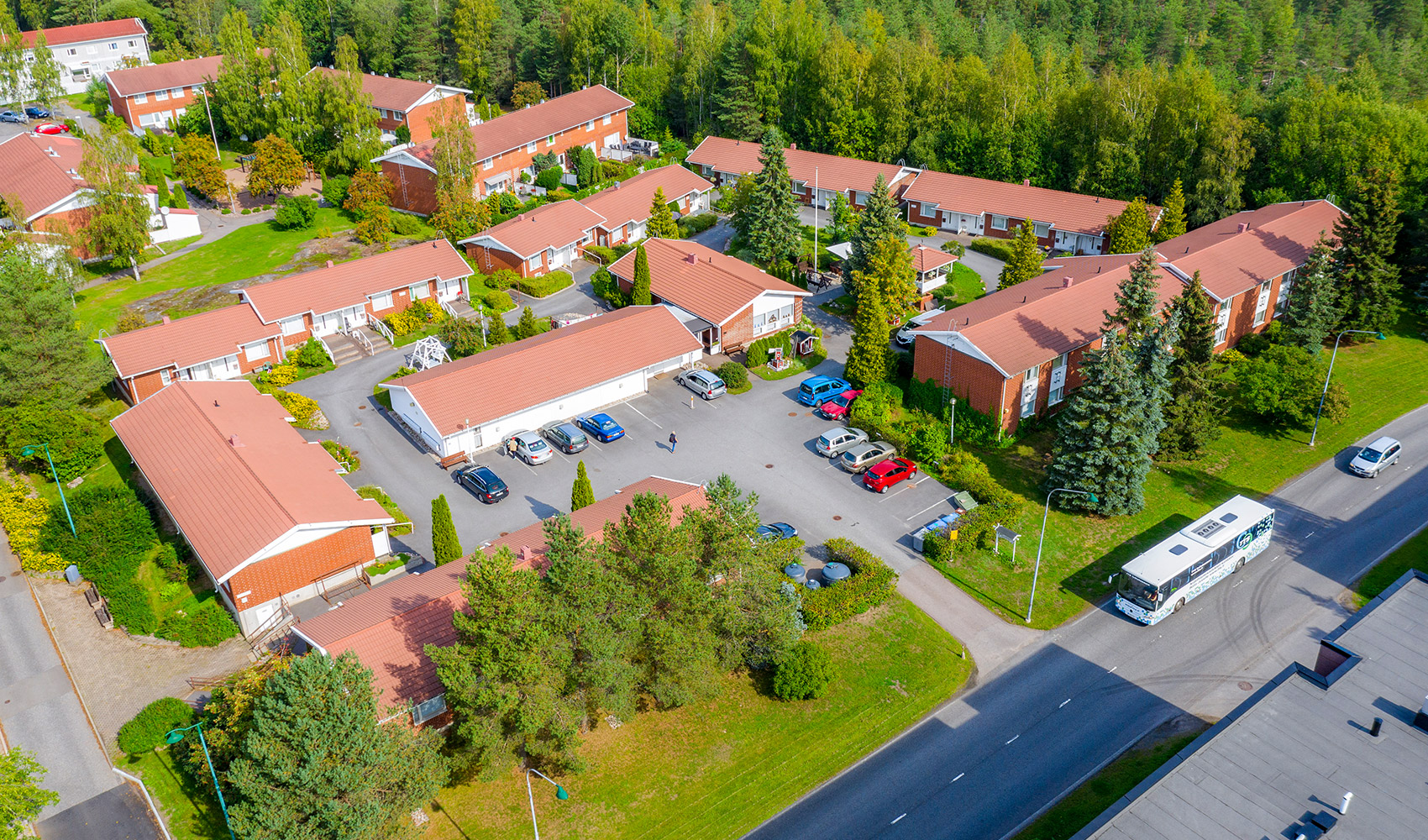 Ilmakuva Valkiapäänkodin alueesta